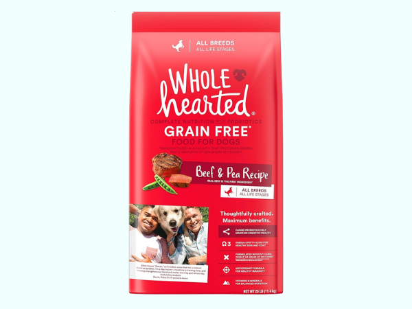 Wholehearted Grain Free All Breed Beef & Pea Recipe Dry Puppy Food